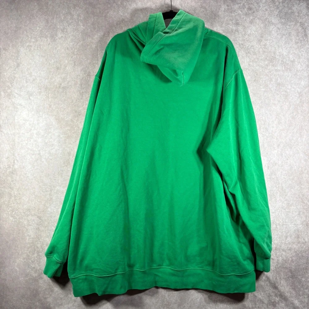 Polo Ralph Lauren Hoodie Mens Size 3XLT Green Polo Ski Fleece Graphic Big & Tall